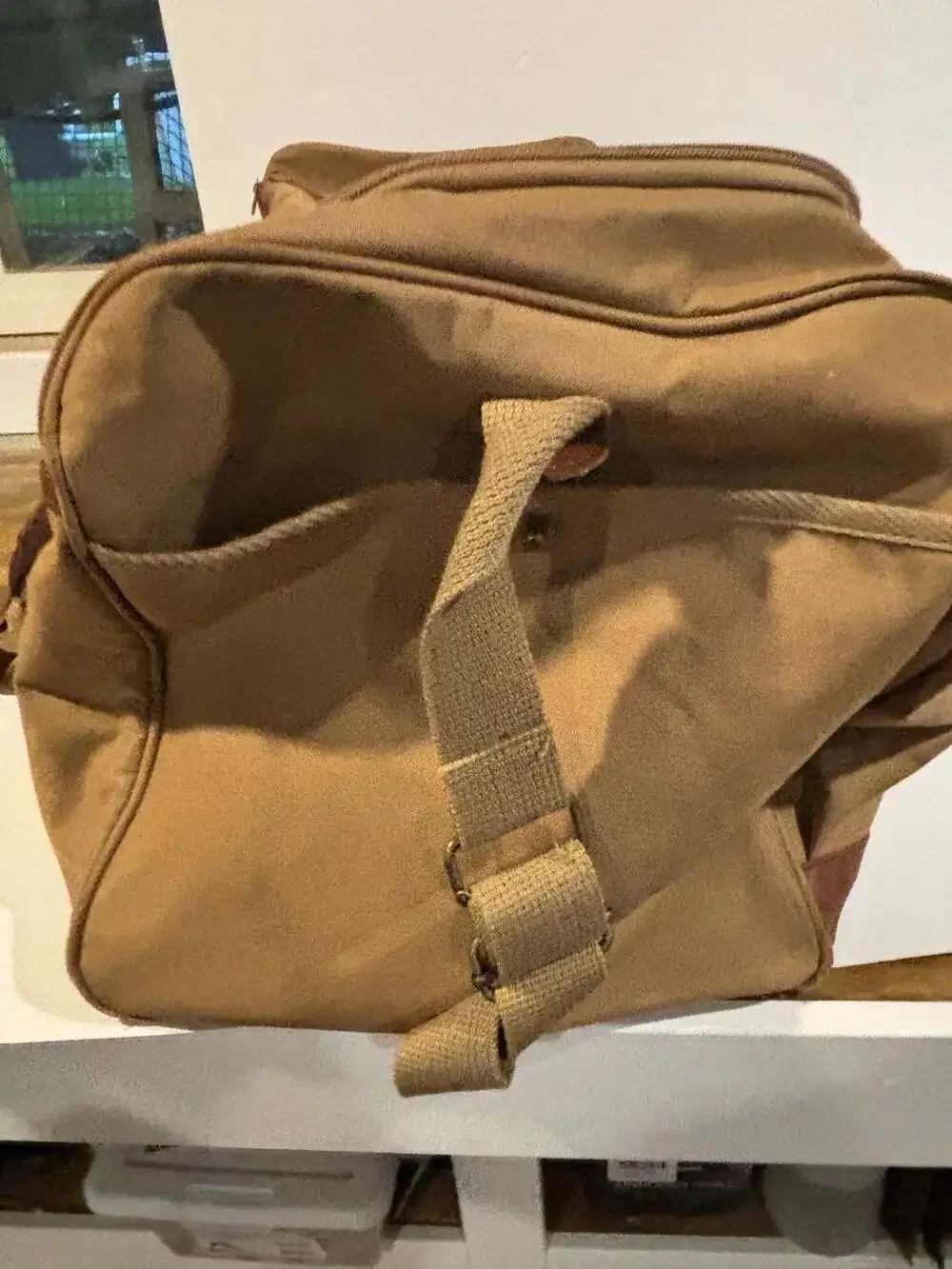 Vintage Ralph Lauren Canvas and Leather Duffel Bag